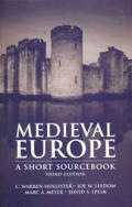 Medieval Europe A Short Sourcebook 3rd Edition