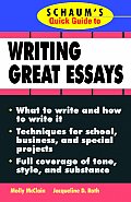 Schaums Quick Guide To Writing Great Essays