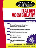 Schaums Outline Italian Vocabulary 2nd Edition