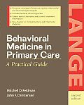 Behavioral Medicine In Primary Care