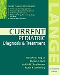 Current Pediatric Diagnosis & Treat 17th Edition