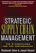 Strategic Supply Chain Management 1st Edition The Five Disciplines for Top Performance
