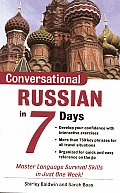 Conversational Russian in 7 Days Package Book 2cds With Audio CDs