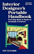 Interior Designers Portable Handbook 2nd Edition First Step Rules of Thumb for Interior Architecture
