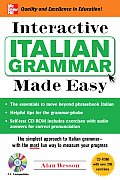 Interactive Italian Grammar Made Easy With CDROM