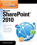 How to Do Everything Microsoft SharePoint 2010