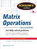So of Matrix Operations REV