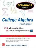Schaums Outline of College Algebra 4th Edition