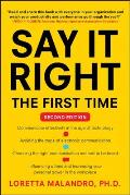 Say It Right the First Time Second Edition