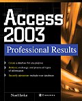 Professional Results Microsoft Office Access 2003