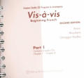 Student Audio CD Program Part A to Accompany Visavis