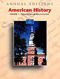 Annual Editions American History Volume 1 18th Edition