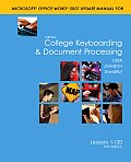 Word 2007 Manual T/A Gregg College Keyboarding & Document Processing (Gdp); Microsoft Word 2007 Update
