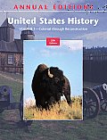 Annual Editions: United States History, Volume 1 (Annual Editions: American History Vol. 1)