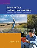 Exercise Your College Reading Skills Developing More Powerful Comprehension