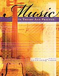 Music in Theory and Practice, Volume 2 with Audio CD