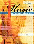 Workbook to Accompany Music in Theory and Practice, Volume 1 with Finale Discount Sticker
