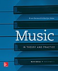 Music in Theory & Practice Volume 1 9th Edition