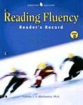 Reading Fluency Readers Record Level D