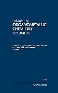 Advances in Organometallic Chemistry: Cumulative Subject and Contributor Indexes Including Tables of Contents, and a Comprehesive Keyword Index Volume