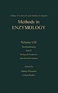 Biomembranes, Part E: Biological Oxidations: Specialized Techniques: Volume 54