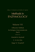 Diffraction Methods for Biological Macromolecules, Part B: Volume 115