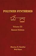 Polymer Synthesis: Volume 3
