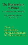 Intermediary Nitrogen Metabolism: Volume 16