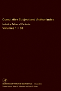 Cumulative Subject and Author Index Including Tables of Contents, Volumes 1-50: Volume 53