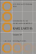 Handbook on the Physics and Chemistry of Rare Earths: Including Actinides Volume 59