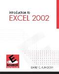 Introduction to Excel 2002 (Esource--The Prentice Hall Engineering Source)