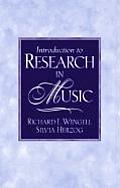 Introduction To Research In Music