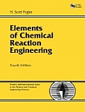 Elements of Chemical Reaction Engineering 4th Edition