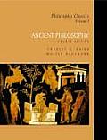 Philosophic Classics Ancient Philosophy