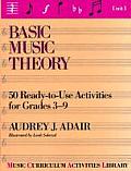 Basic Music Theory 50 Ready To Use Activities For Grades 3 9