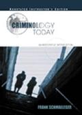 Criminology Today 3rd Edition