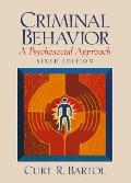 Criminal Behavior A Psychosocial App 6th Edition