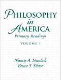 Philosophy in America Volume 1