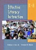 Effective Literacy Instruction K 8 5th Edition