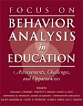 Focus on Behavior Analysis in Education