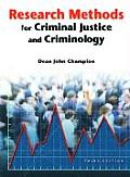 Research Methods for Criminal Justice & Criminology