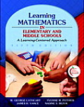 Learning Mathematics in Elementary and Middle Schools: A Learner-Centered Approach [With Myeducationlab] (Alternative Etext Formats)
