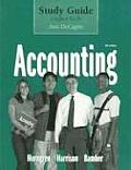 Accounting, Sixth Edition Study Guide Chapters 12-26