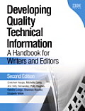 Developing Quality Technical Information A Handbook for Writers & Editors