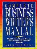 Complete Business Writers Manual
