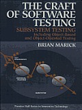 Craft of Software Testing Subsystems Testing Including Object Based & Object Oriented Testing
