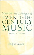 Materials & Techniques of Twentieth Century Music