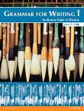Grammar for Writing 1 Student Book Alone