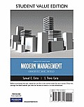 Modern Management: Concepts and Skills, Student Value Edition