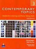 Contemporary Topics 3 Academic Listening & Note Taking 3rd edition
